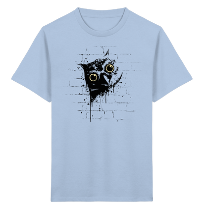 Lässige Street Art Eule - Kids Organic Shirt