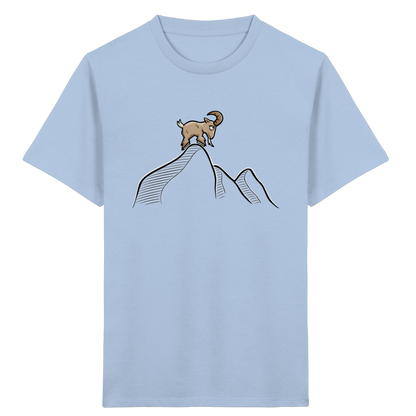 Ziegenbock in den Bergen - Kids Organic Shirt