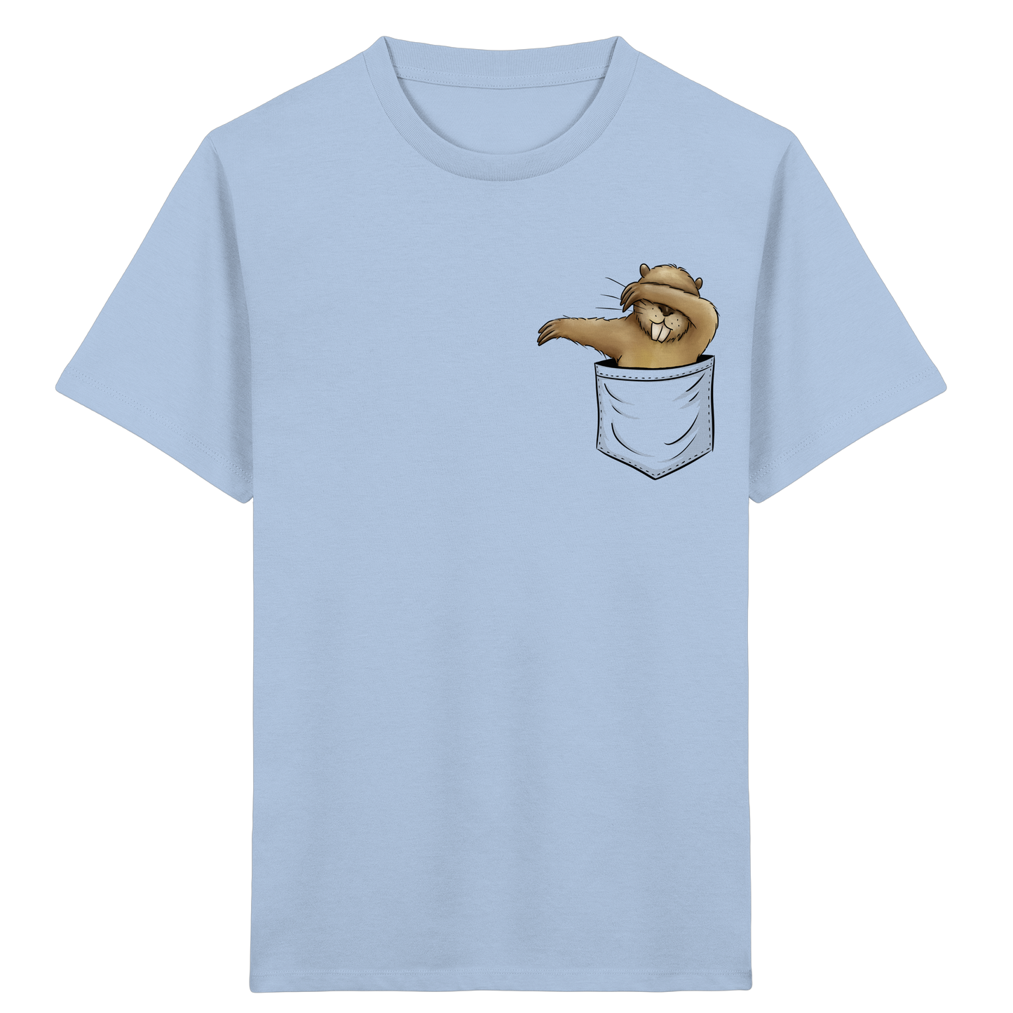 Dabbender Biber in Deiner Tasche - Kids Organic Shirt