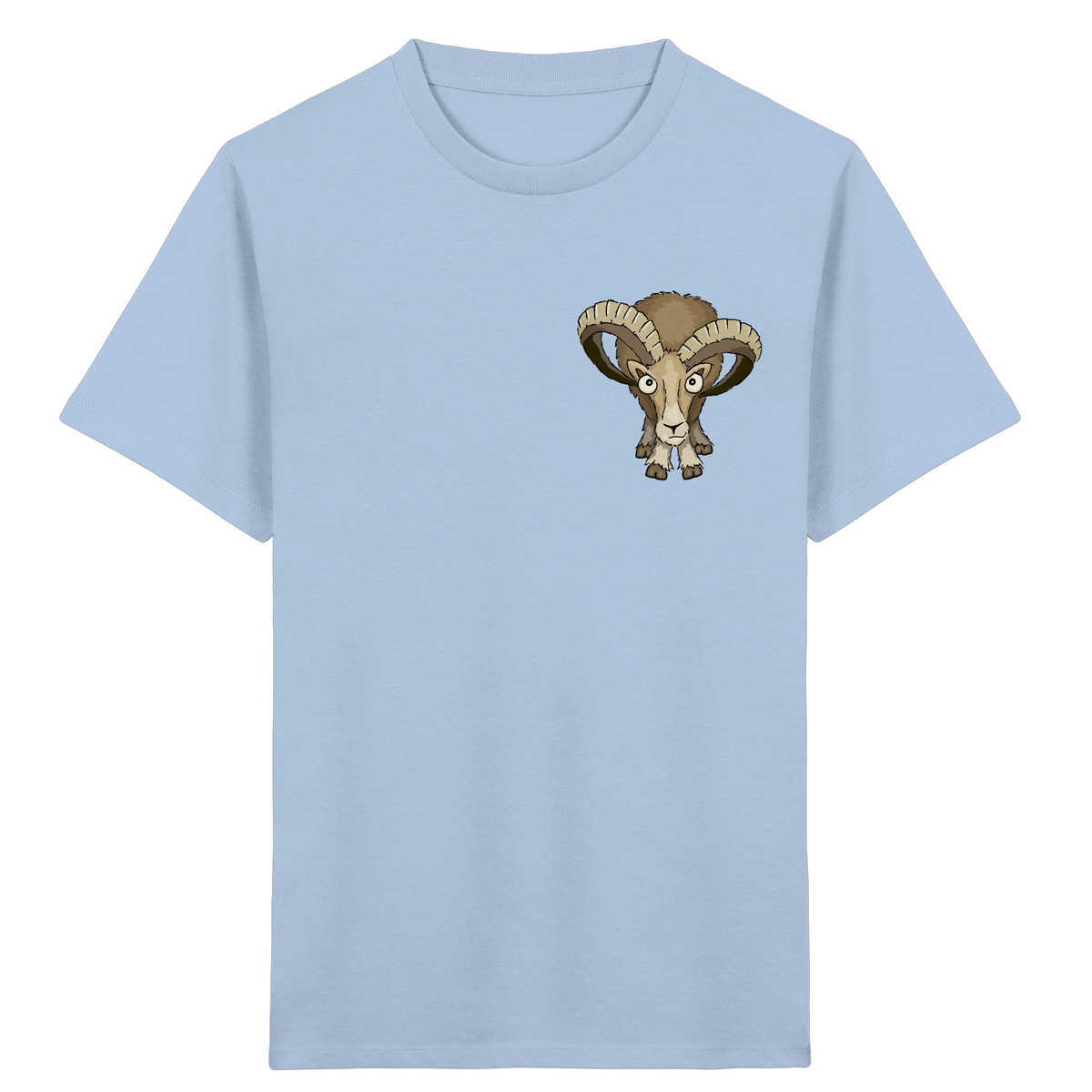 Bockiges Mufflon Widder Schafbock - Kids Organic Shirt