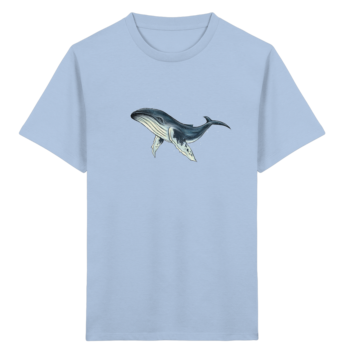 Tiefsee Ozean-Riese Buckelwal - Kids Organic Shirt