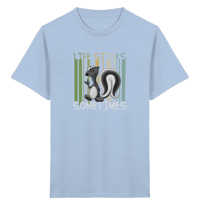 Life Stinks Sometimes Stinktier Weisheit - Kids Organic Shirt