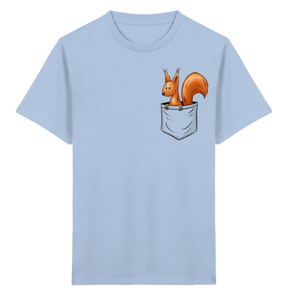 Lässiges Eichhörnchen In Tasche - Kids Organic Shirt