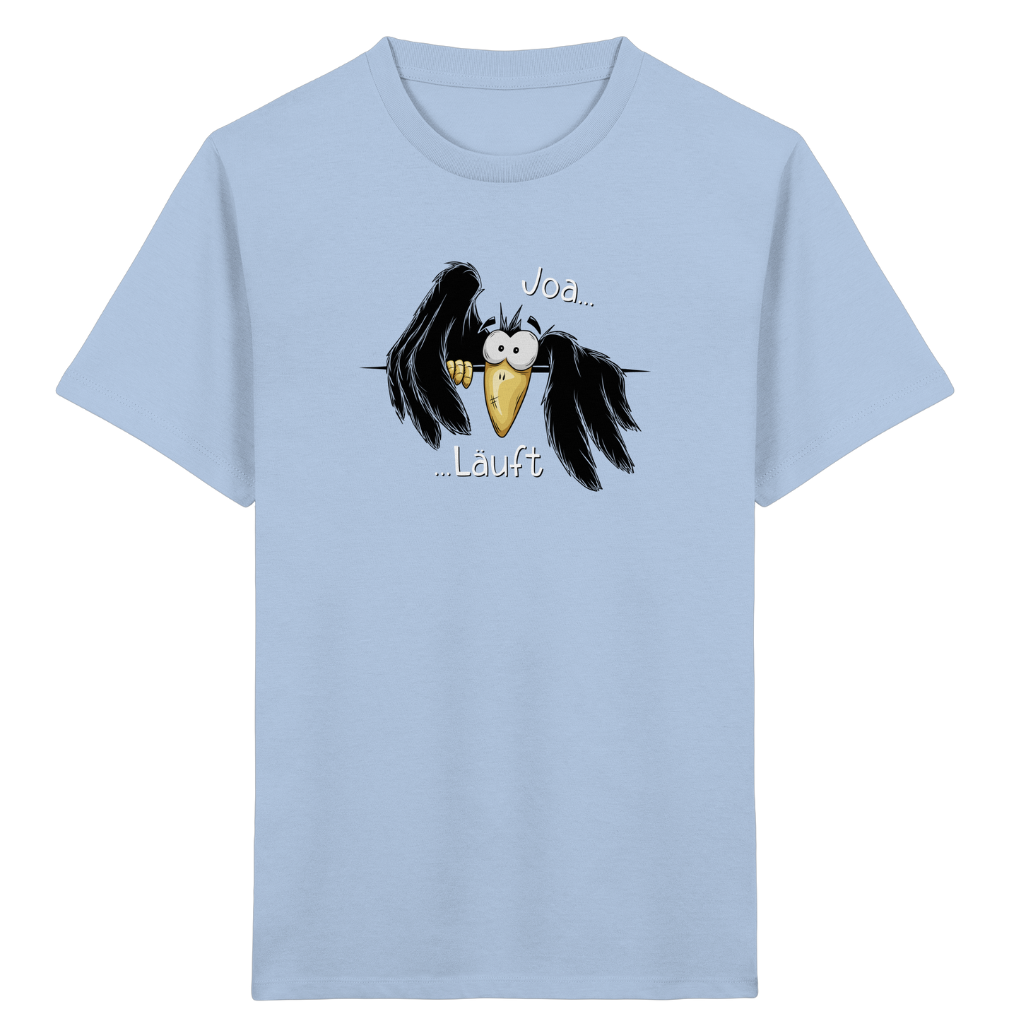 Joa Läuft Krähe gechillter Rabe - Kids Organic Shirt