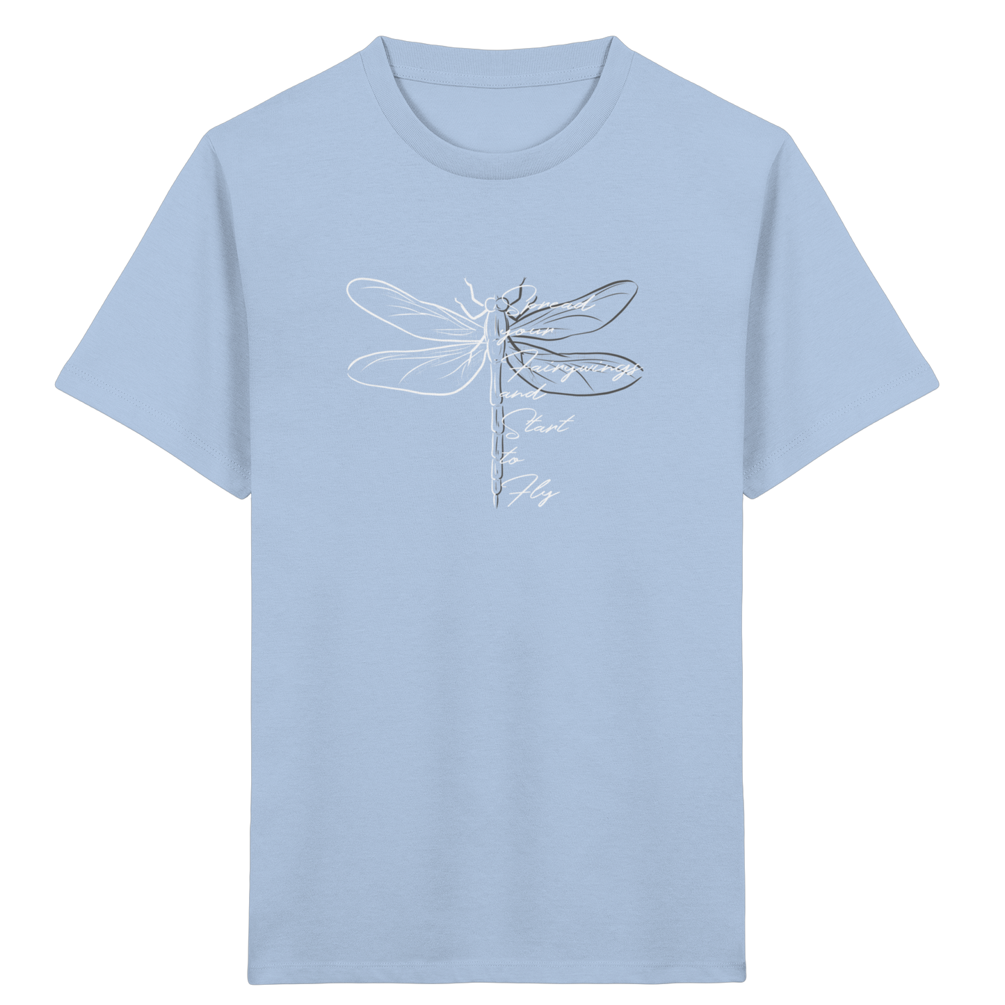Breite die Flügel aus und flieg los | Libelle - Kids Organic Shirt