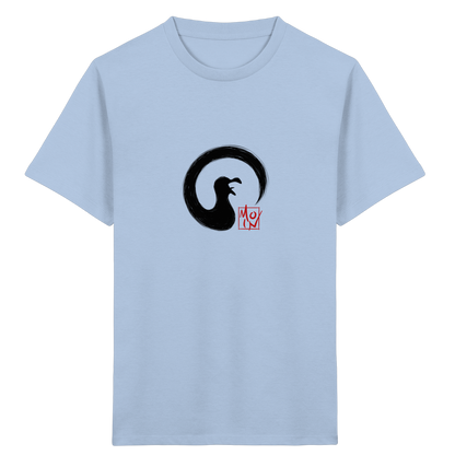 Moin kreischende japanische Enso Möwe - Kids Organic Shirt