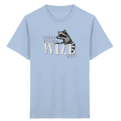 Bisschen wild heute! Waschbär - Kids Organic Shirt