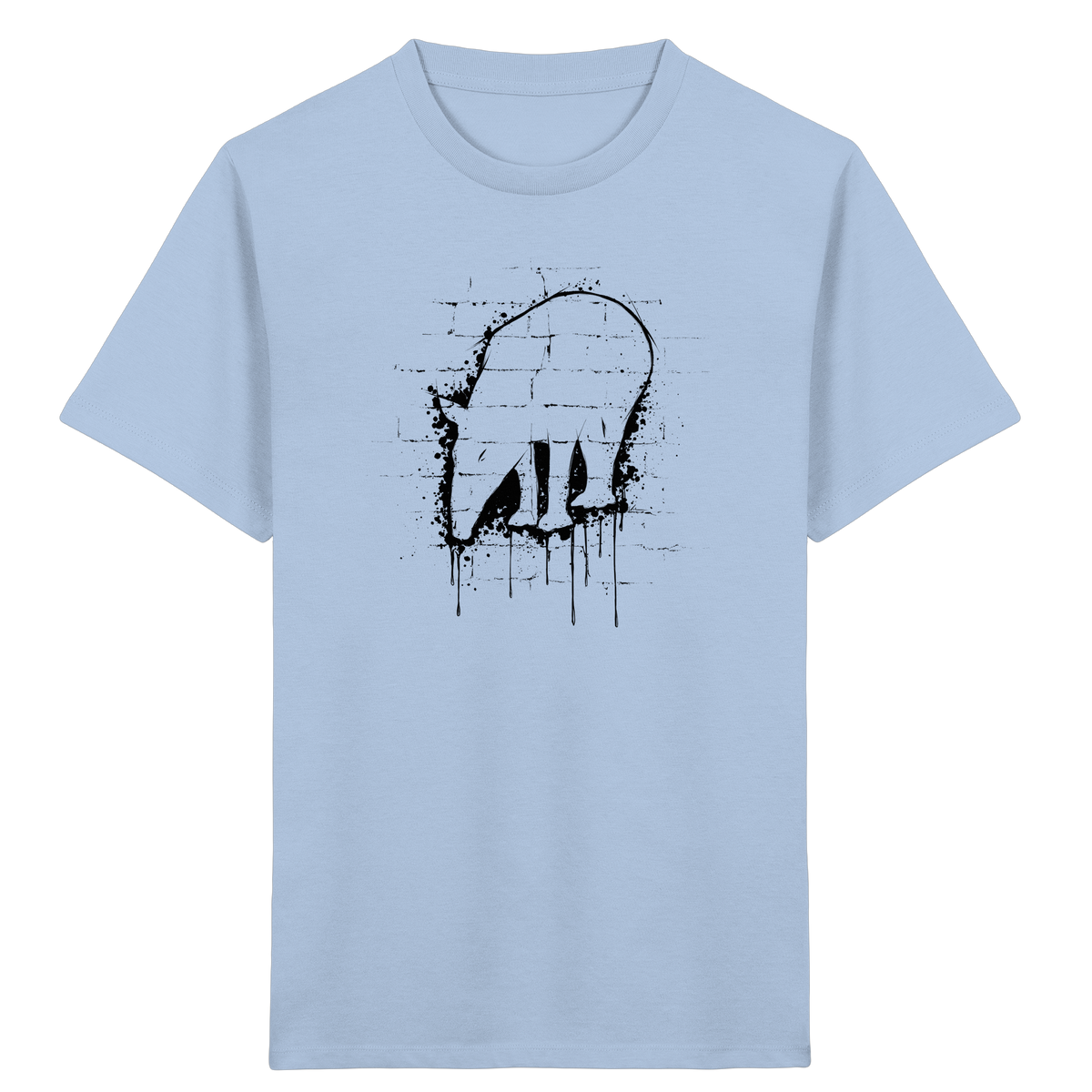 Urban Street Art Tapir Silhouette - Kids Organic Shirt
