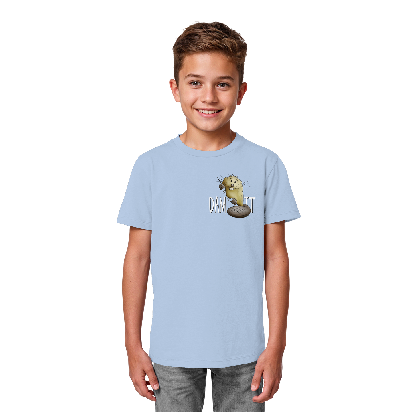 Dam It Verdammt Lustiger Biber - Kids Organic Shirt