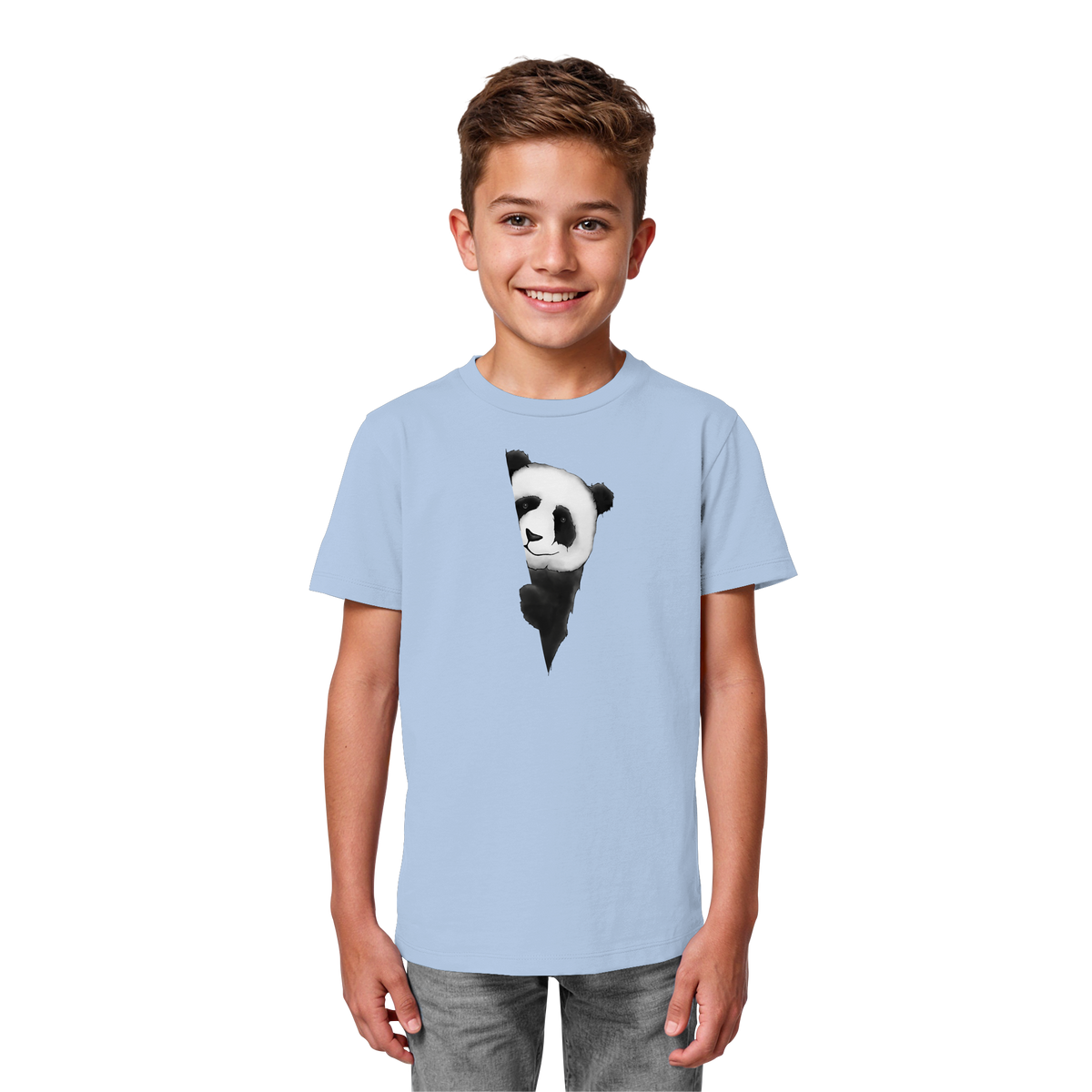 Panda Bär Illustration - Kids Organic Shirt