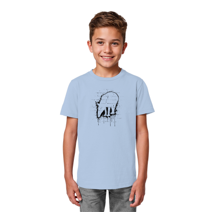 Urban Street Art Tapir Silhouette - Kids Organic Shirt