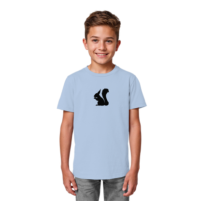 Eichhörnchen Silhouette - Kids Organic Shirt