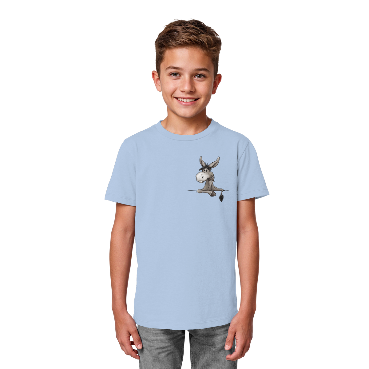 Lustiger lässiger Esel - Kids Organic Shirt