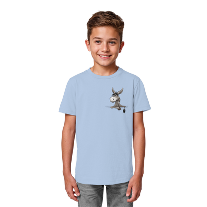 Lustiger lässiger Esel - Kids Organic Shirt