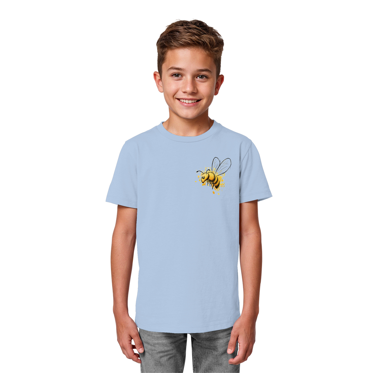 Lässige kleine Honig-Biene - Kids Organic Shirt