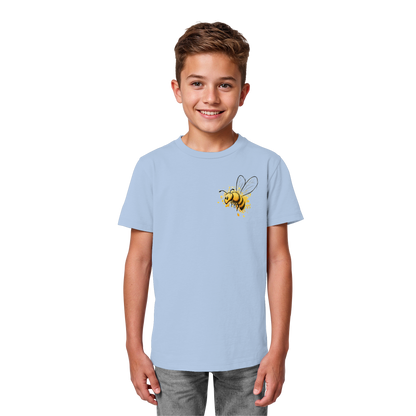 Lässige kleine Honig-Biene - Kids Organic Shirt