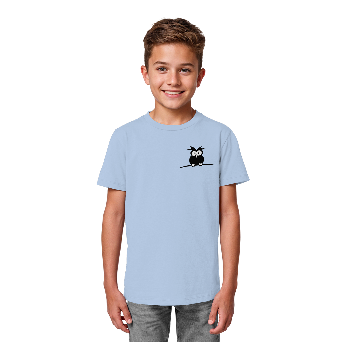 Kleine struppige Eule - Kids Organic Shirt