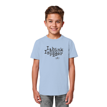 I think I spider - Spinne - Kids Organic Shirt