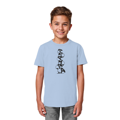 Lustiger Haufen aus Schabracken-Tapiren - Kids Organic Shirt