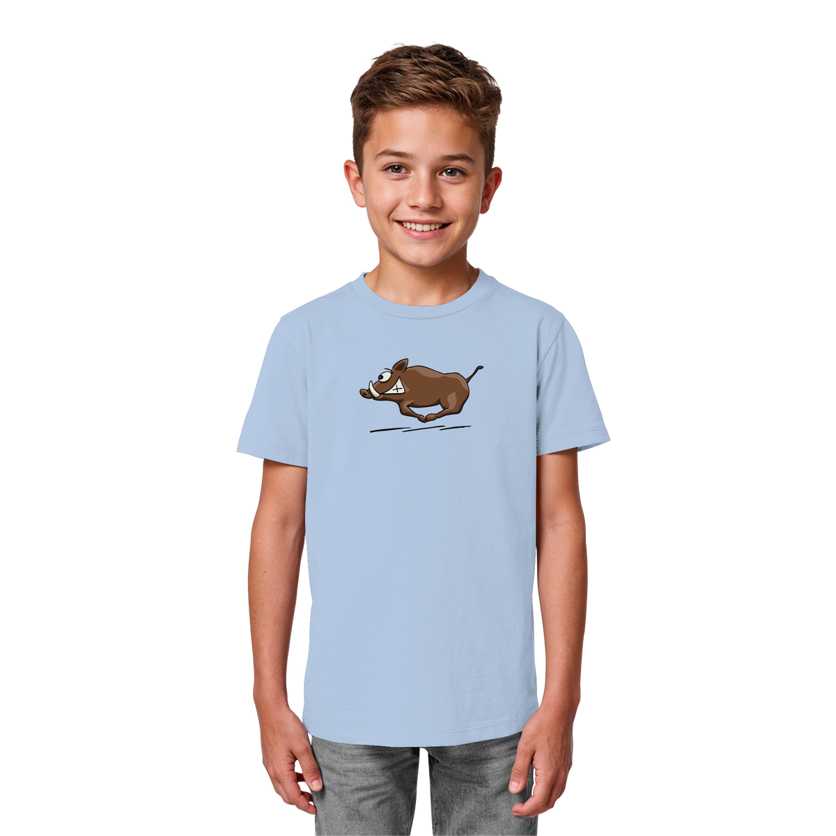 sauwildes Wildschwein | Wildsau  - Kids Organic Shirt