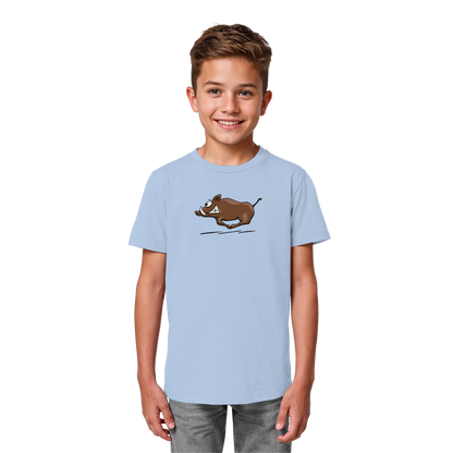 sauwildes Wildschwein | Wildsau  - Kids Organic Shirt