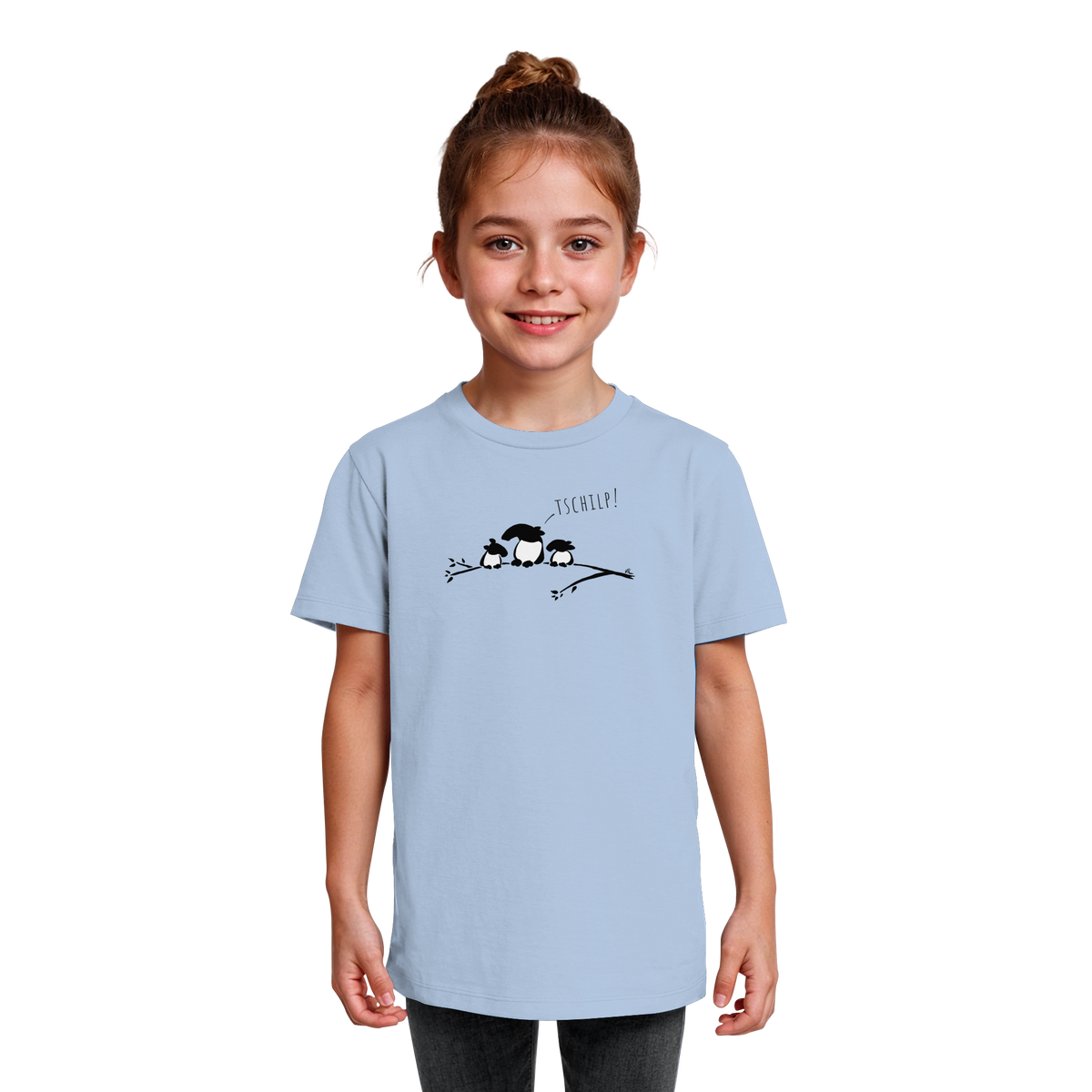 Drei kleine Tapir-Vögel - Kids Organic Shirt