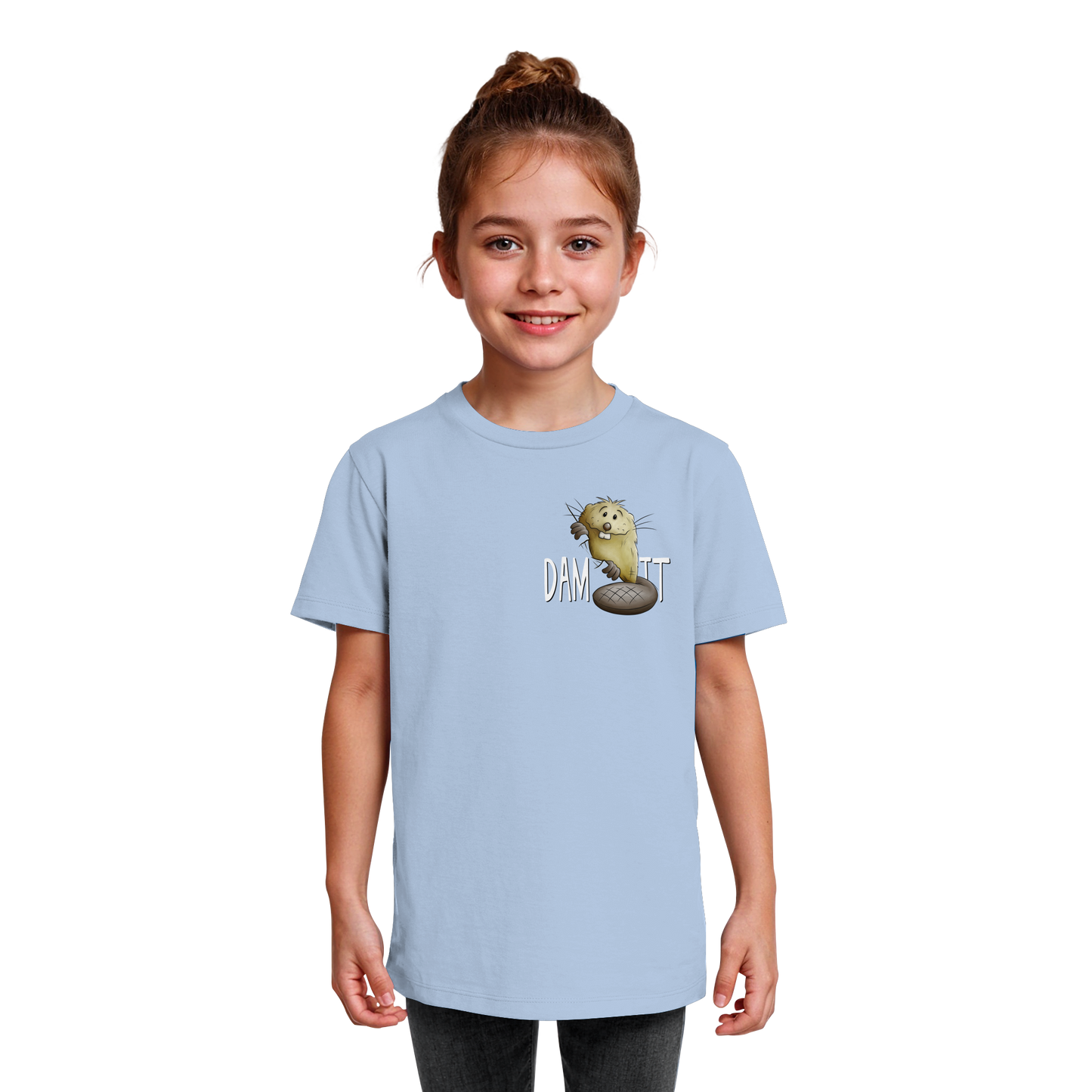 Dam It Verdammt Lustiger Biber - Kids Organic Shirt