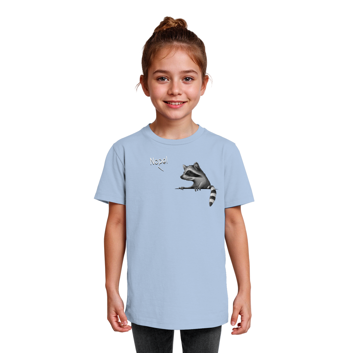 Nope! Frecher verwegener Waschbär - Kids Organic Shirt