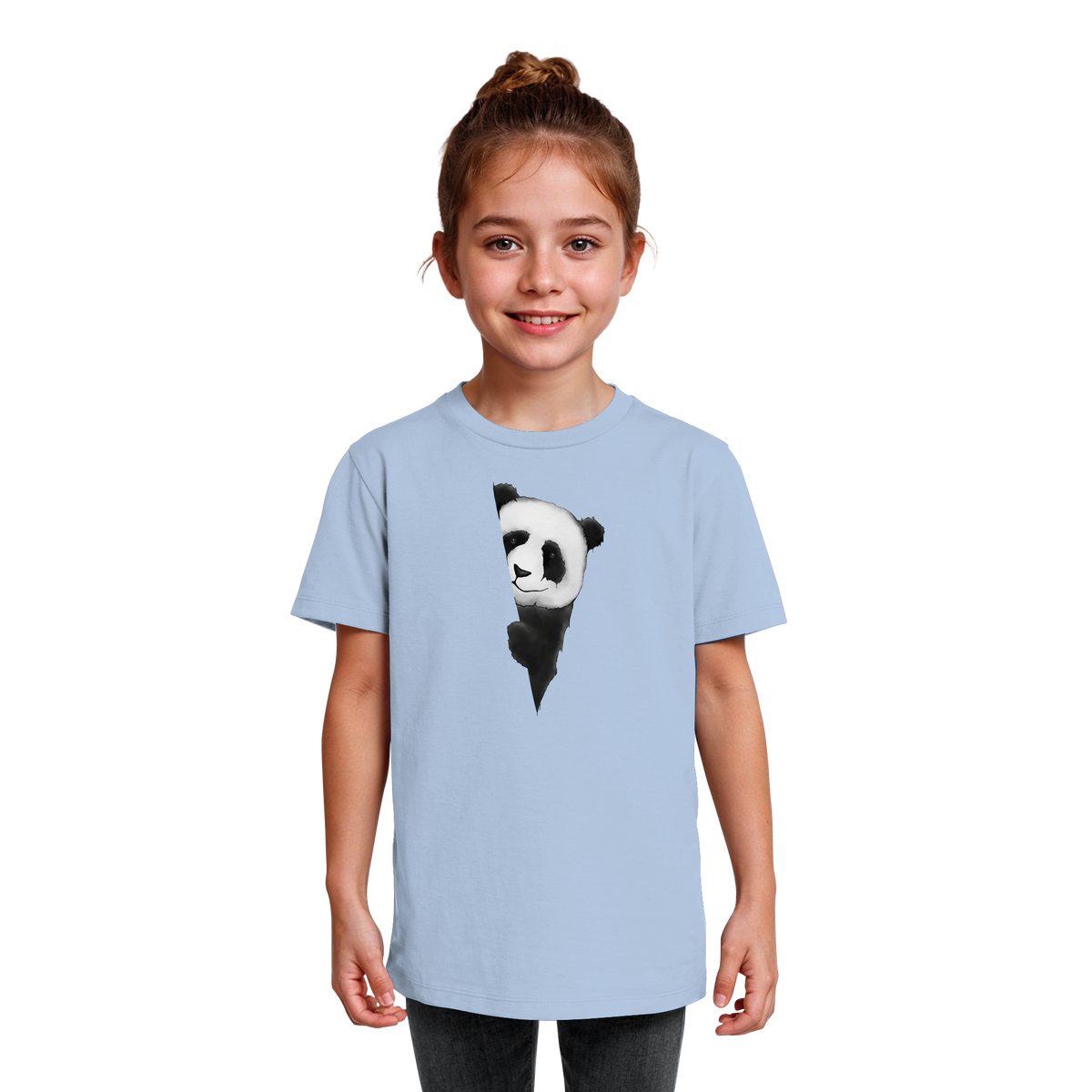 Panda Bär Illustration - Kids Organic Shirt