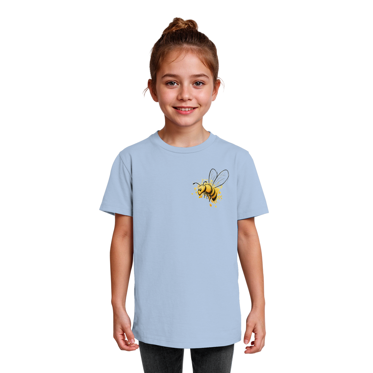 Lässige kleine Honig-Biene - Kids Organic Shirt