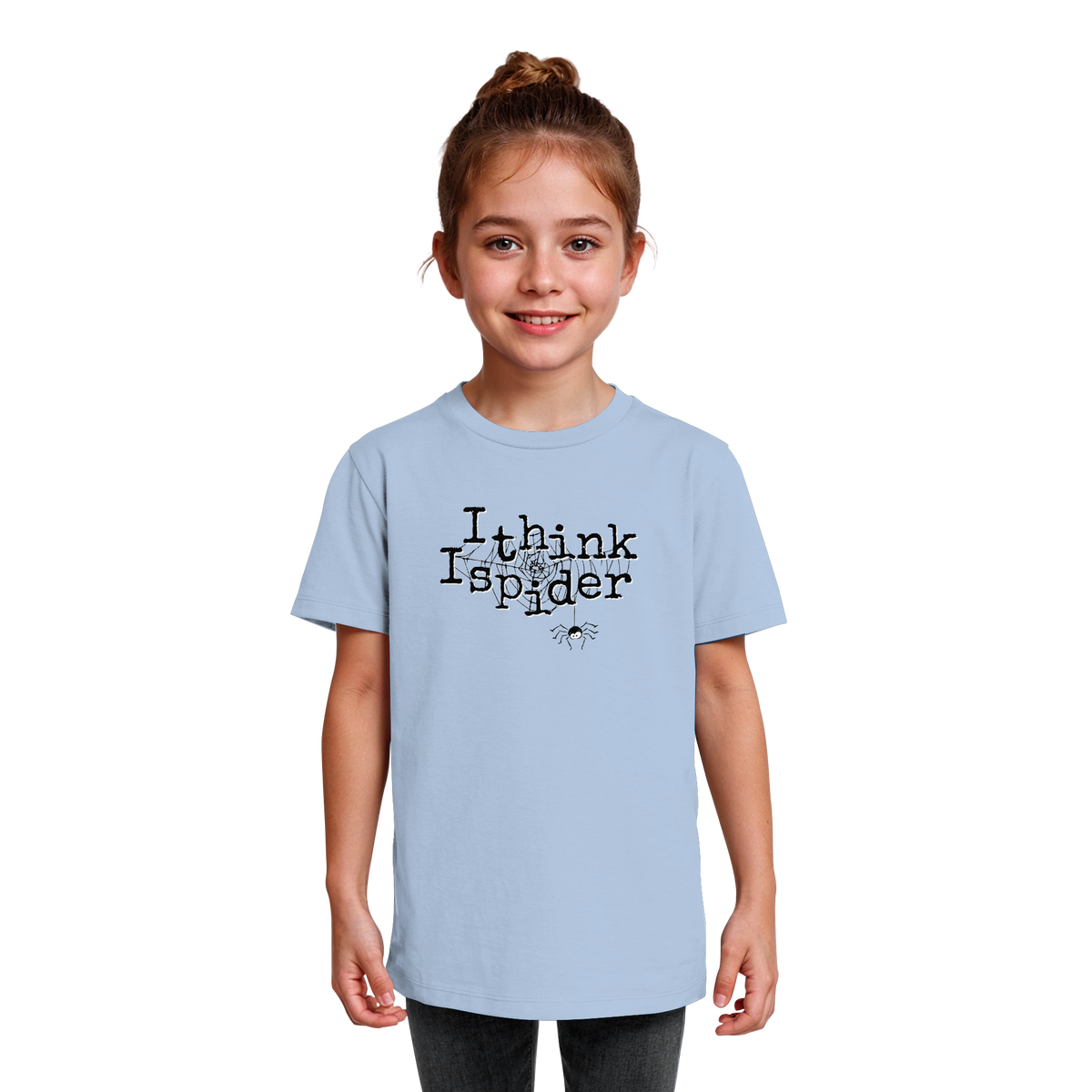 I think I spider - Spinne - Kids Organic Shirt