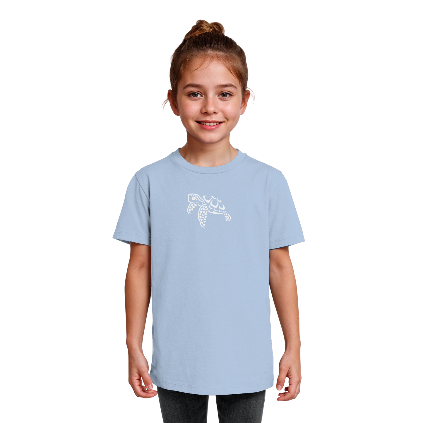 schwimmende Meeres-Schildkröte - Kids Organic Shirt