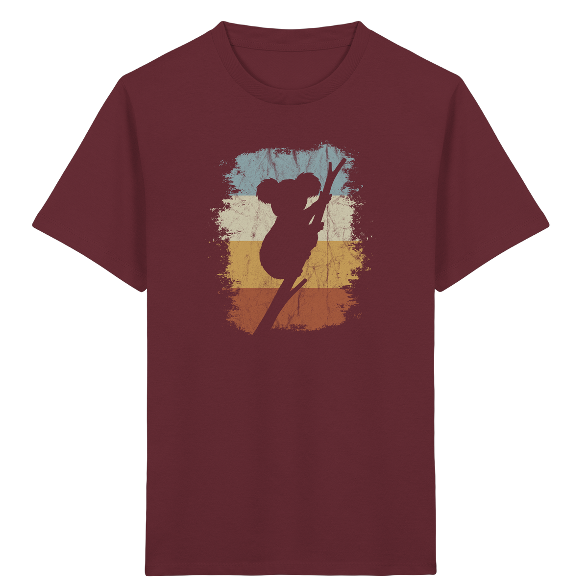 Retro kletternder Koala-Bär - Kids Organic Shirt