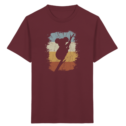 Retro kletternder Koala-Bär - Kids Organic Shirt