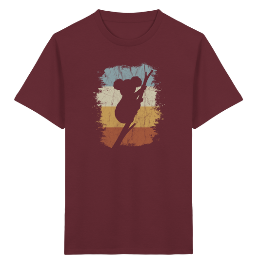 Retro kletternder Koala-Bär - Kids Organic Shirt