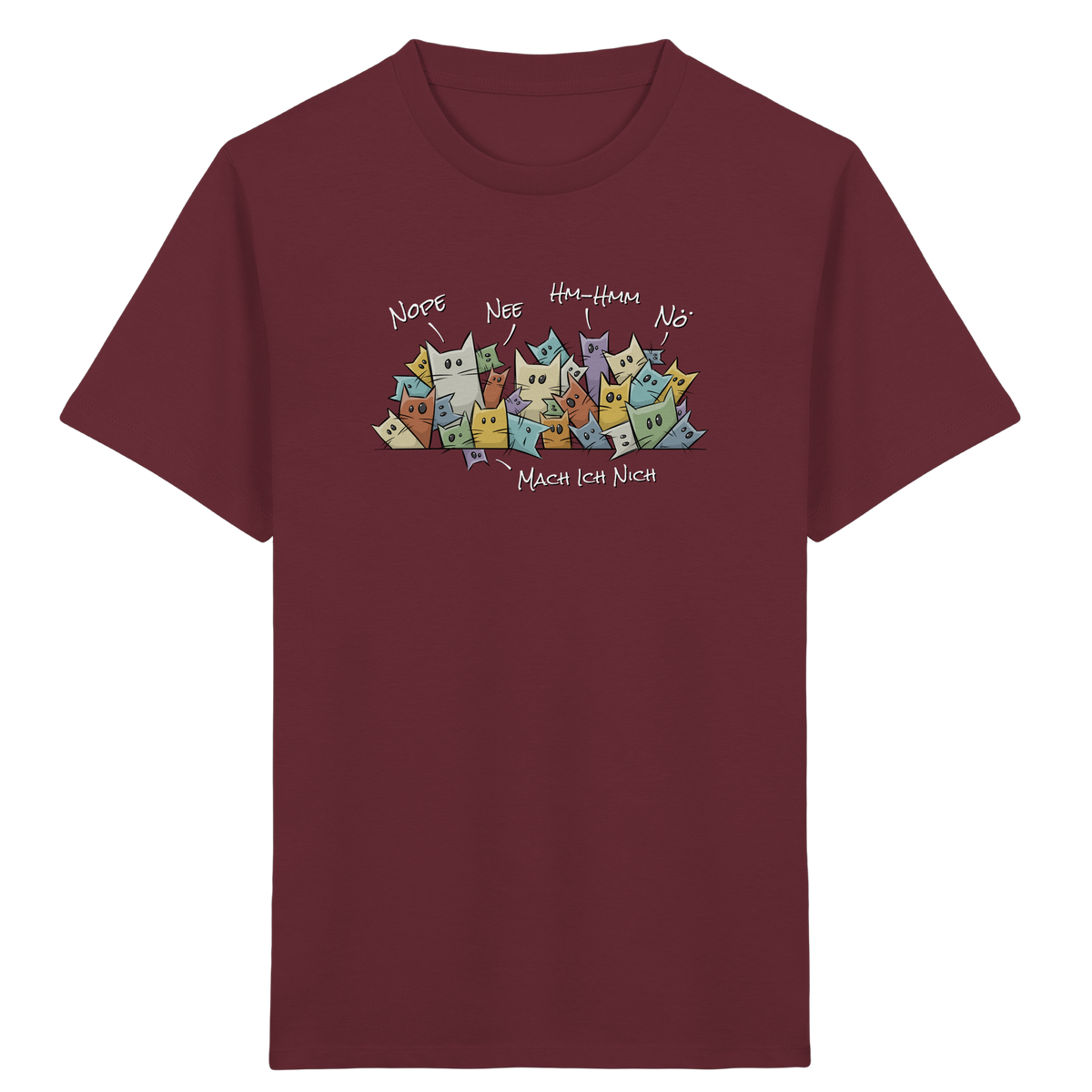 Nope, Nee, Nö Katzen - Kids Organic Shirt