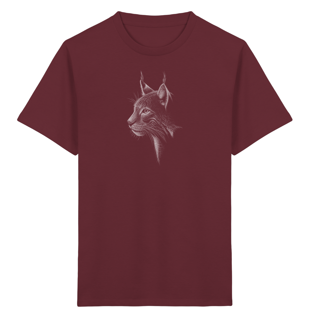 Luchs Kritzelkunst Wildkatze Illustration - Kids Organic Shirt