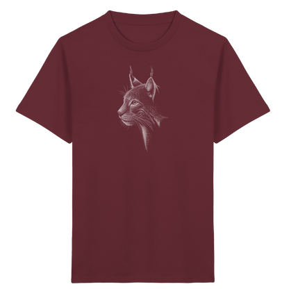 Luchs Kritzelkunst Wildkatze Illustration - Kids Organic Shirt