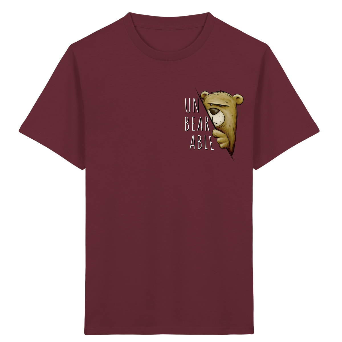 Unbearable – Unerträglich Bär - Kids Organic Shirt