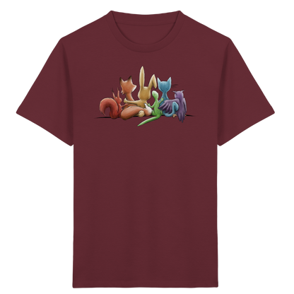 Regenbogen Tiere für Freundschaft, Toleranz und Vielfalt - Kids Organic Shirt