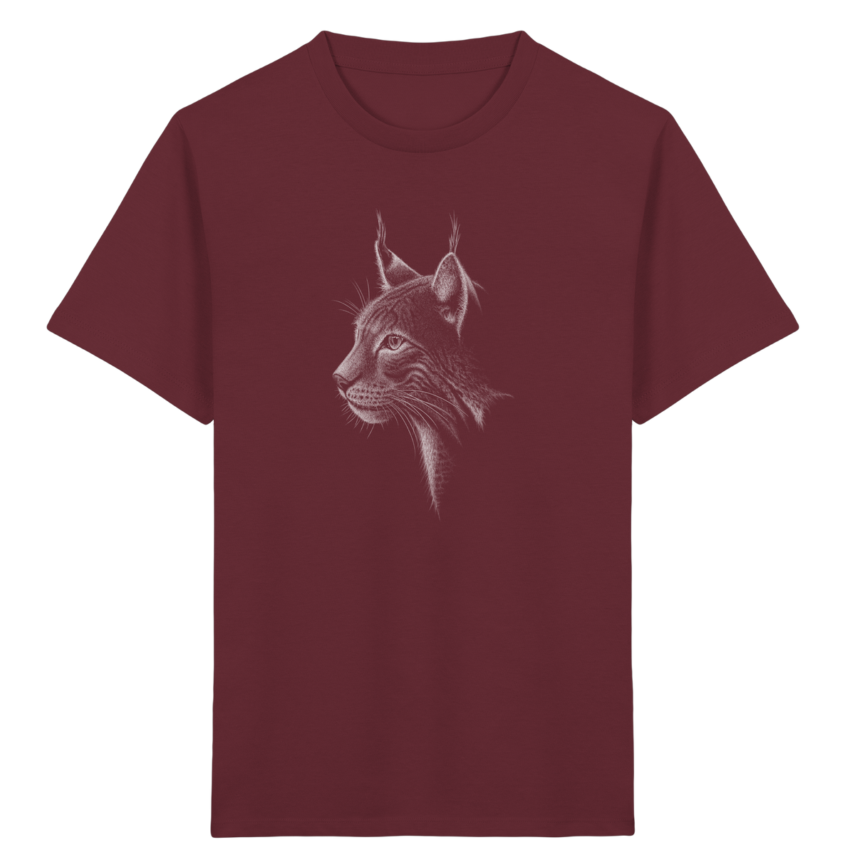 Luchs Kritzelkunst Wildkatze Illustration - Kids Organic Shirt