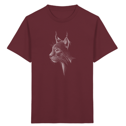 Luchs Kritzelkunst Wildkatze Illustration - Kids Organic Shirt