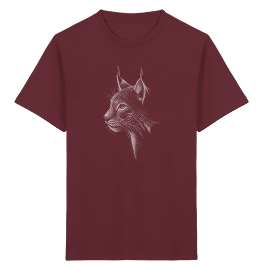 Luchs Kritzelkunst Wildkatze Illustration - Kids Organic Shirt