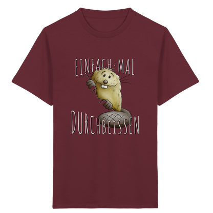 Einfach mal Durchbeissen Biber - Kids Organic Shirt