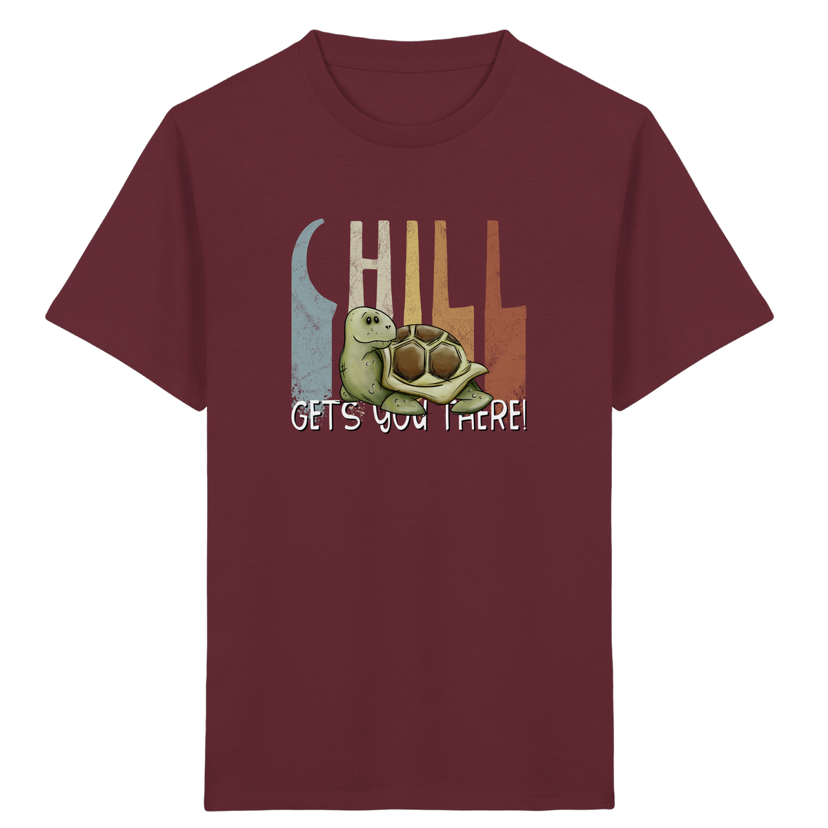 Gechillt gemütliche Schildkröte - Kids Organic Shirt