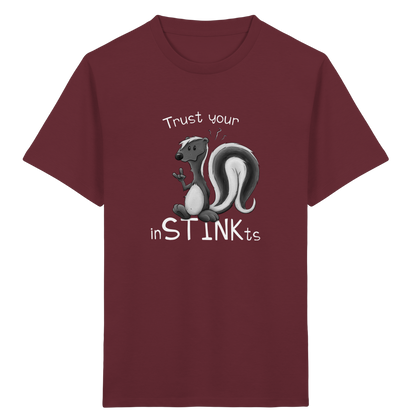 Trust Your inSTINKts Stinktier Humor - Kids Organic Shirt