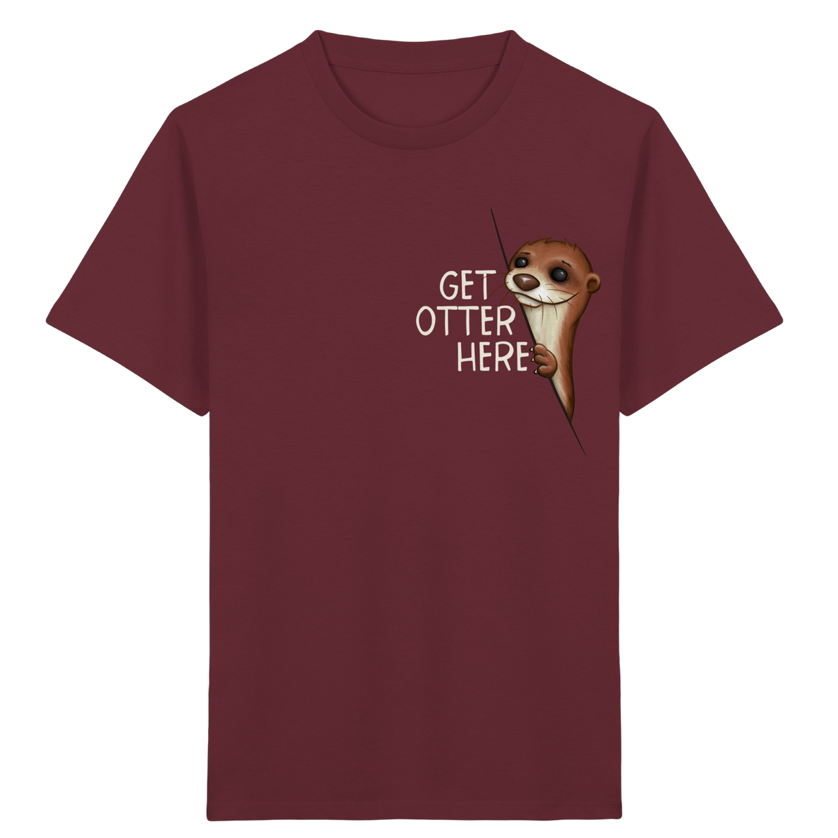 Get Otter Here | Lustiger Otter Kalauer - Kids Organic Shirt