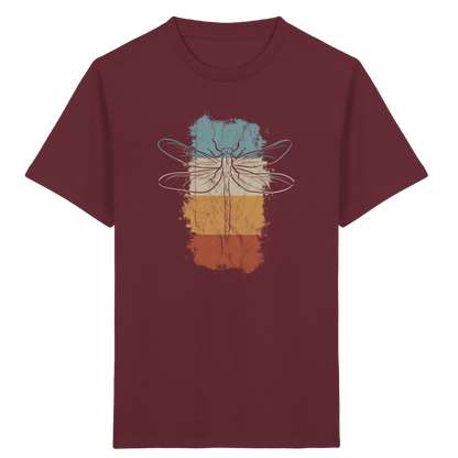 Retro Kunst Libelle | Vintage Dragonfly - Kids Organic Shirt