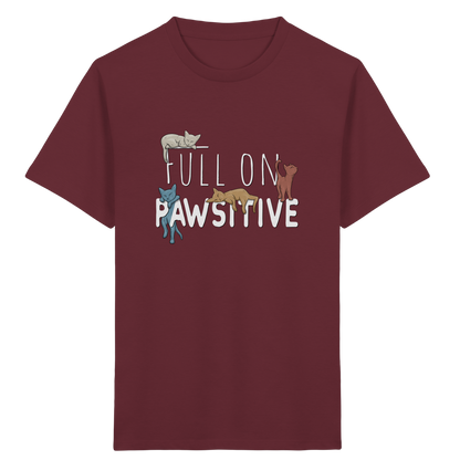 Full On Pawsitive! Gechillte Katzen - Kids Organic Shirt