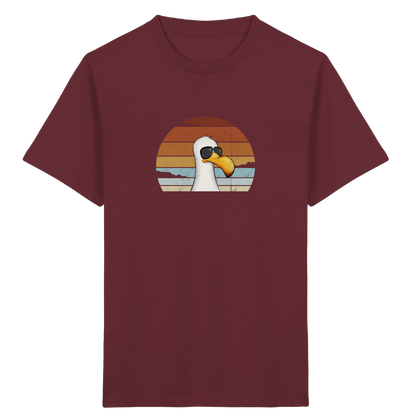 Cool lässige Retro Möwe - Kids Organic Shirt